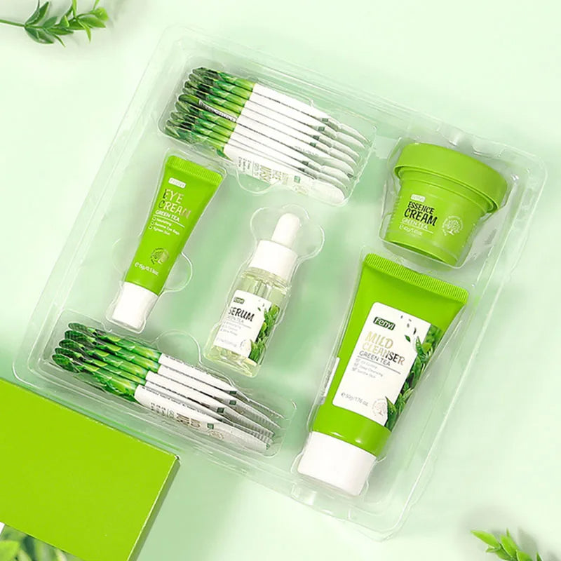 Green tea skin care products sets