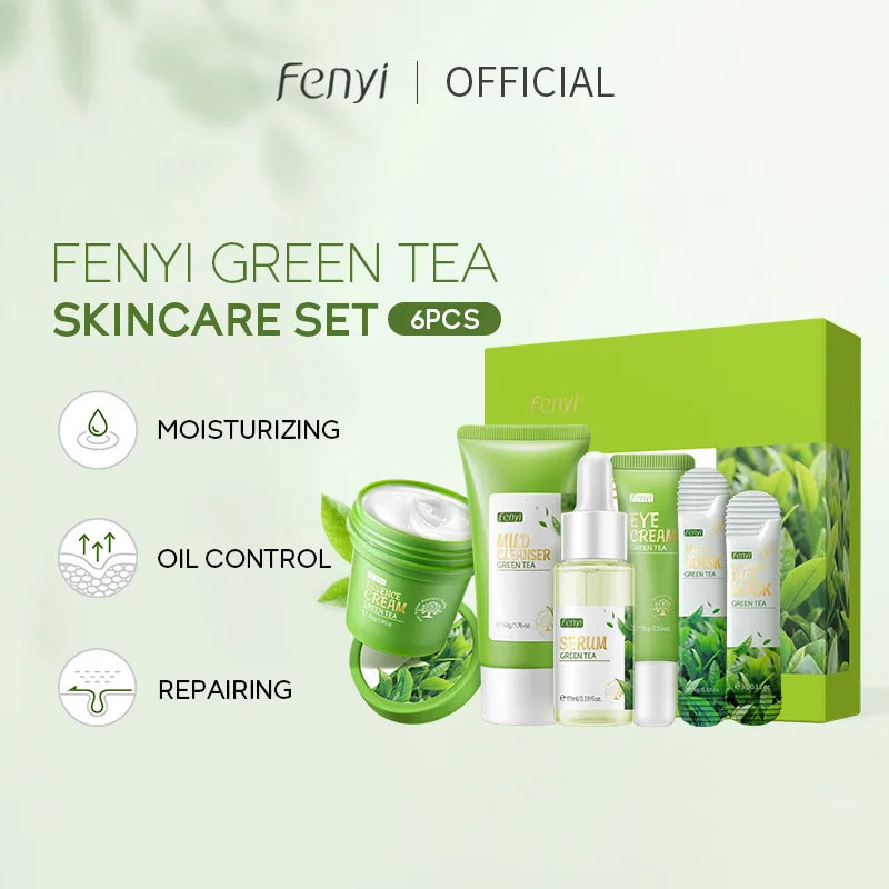 Green tea skin care products sets