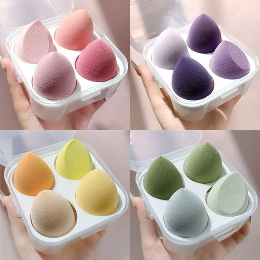 4PCS Makeup Sponge Powder Puff - Dry and Wet Combine